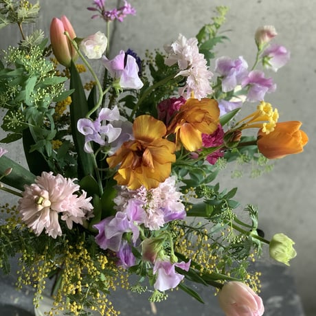季節のお花　Mセット(1回分)