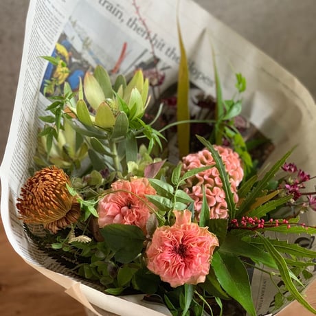 【定期便】フローリストが選ぶお花セット＜火曜日着＞