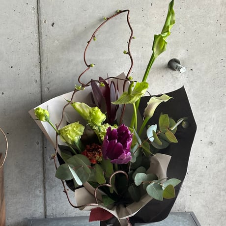 2025♡ThanksMom♡STUDS花瓶と生花花束のセット