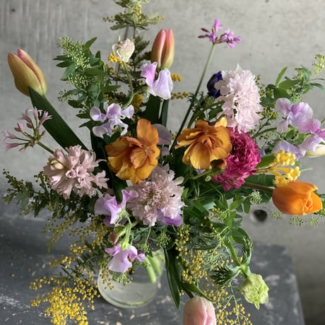 季節のお花　Mセット(1回分)