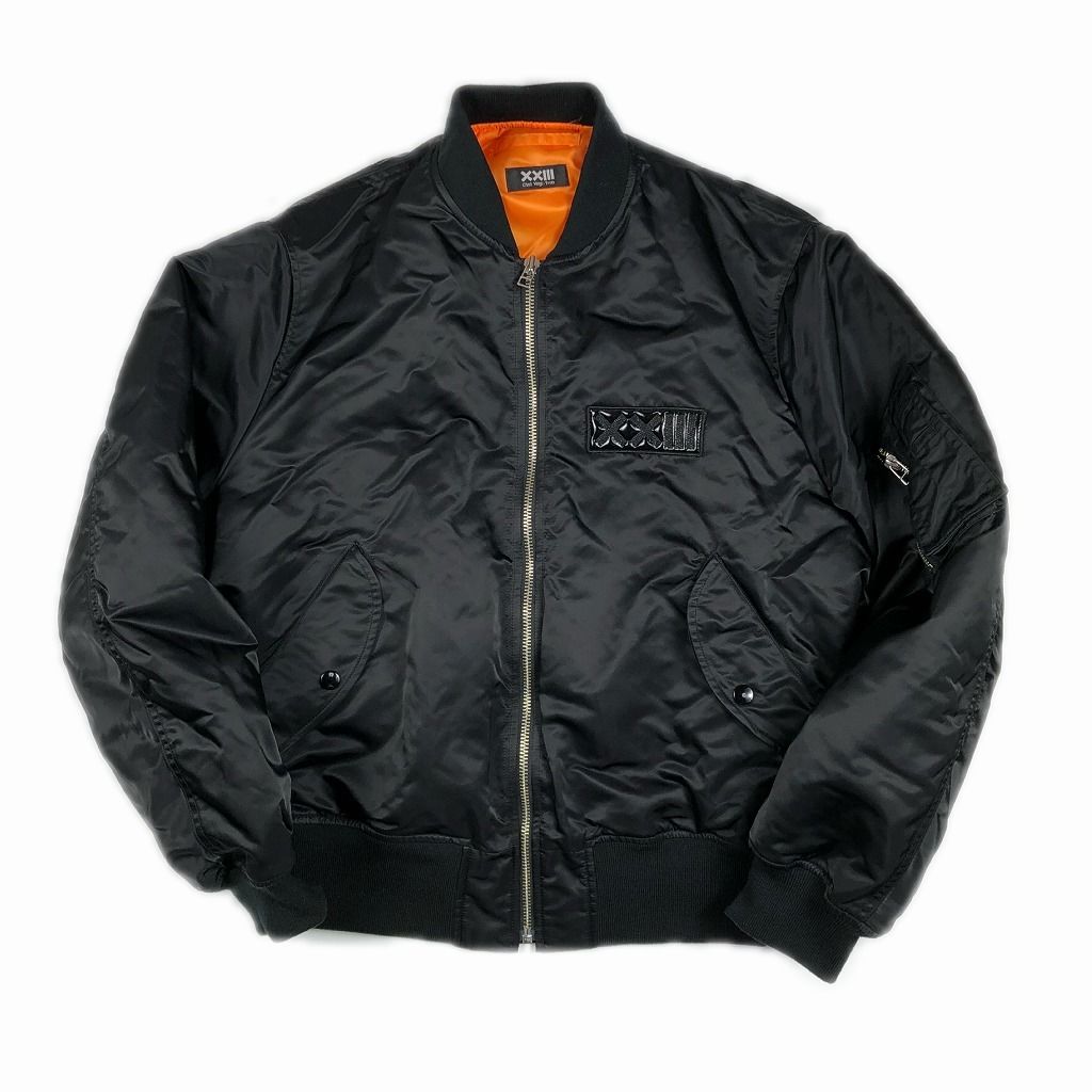 XXIII C'est Vingt-Trois セバントゥア MA-1 JACKET BLACK L 【中古】