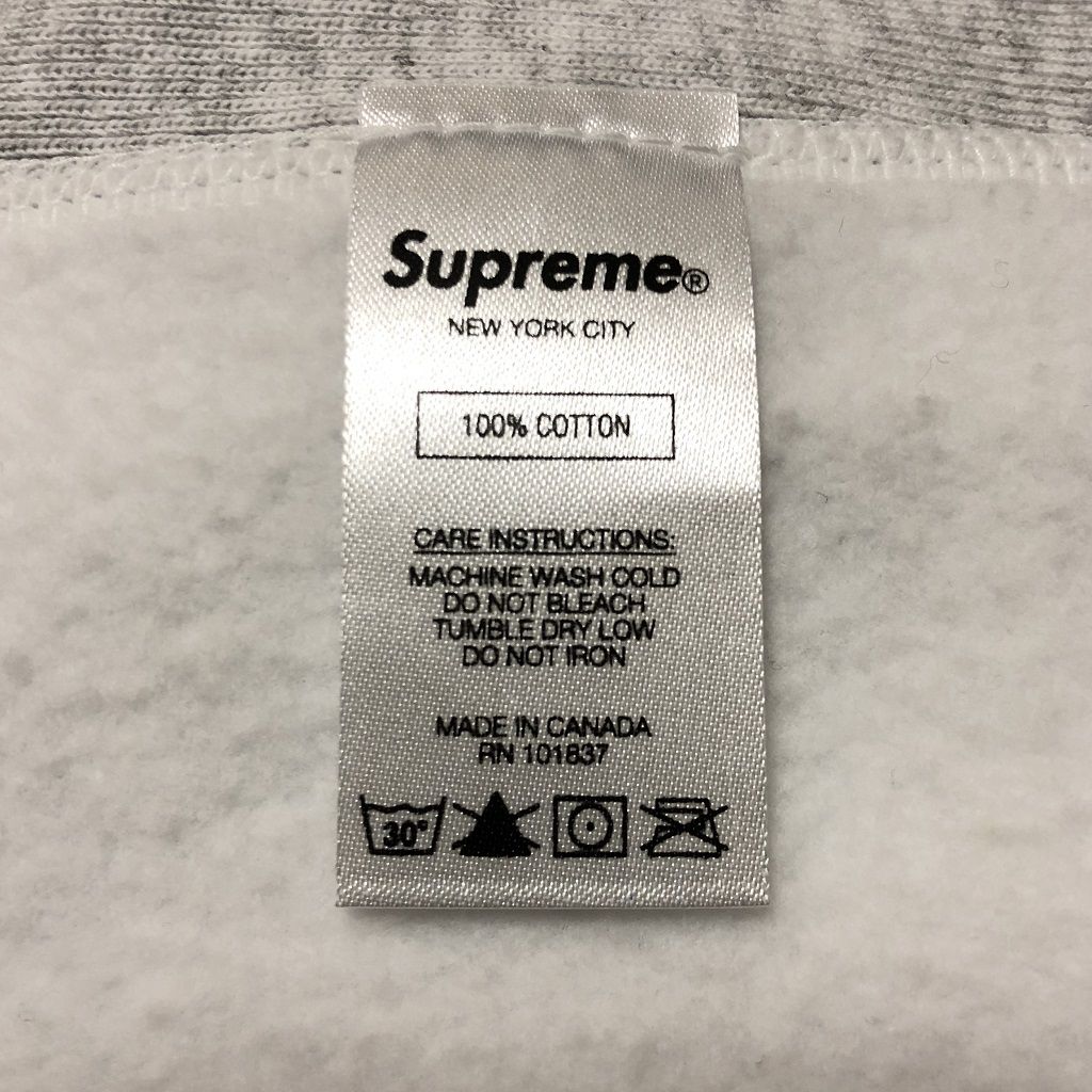 Supreme Box Logo Crewneck Sweatshirt Ash Grey M Supreme Box Logo Crewneck Sweatshirt Ash Grey M
