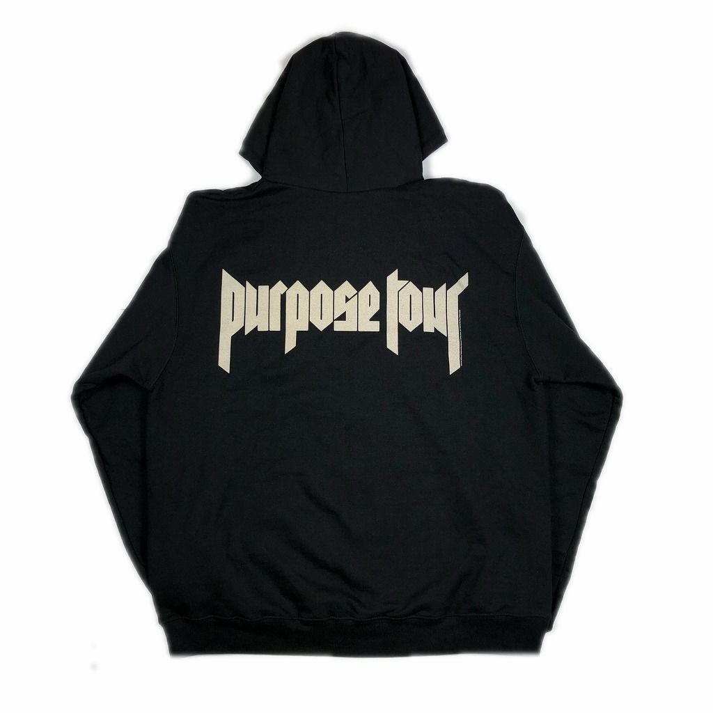 GR8限定 Justin Bieber Purpose STAFF パーカー L Purpose tour/Justin bieber official STAFF フーディ