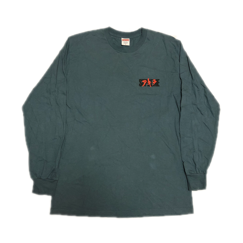 Supreme Akira Neo-Tokyo L/S Tee Blue M 17AW 【中古 Supreme Akira Neo-Tokyo L/S Tee Blue M 17AW 【中古