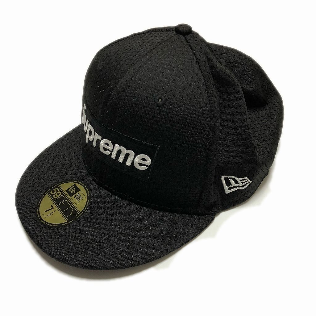 Supreme ブラック メッシュキャップ 7 1/2 NEW ERA×SUPREME|メッシュキャップ 黒|HARDOFFオフモール