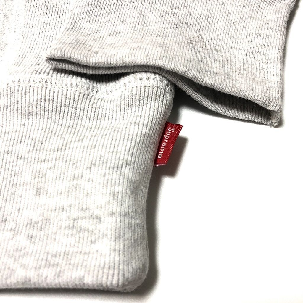 18FW☆Supreme Box Logo Crewneck Ash Grey☆