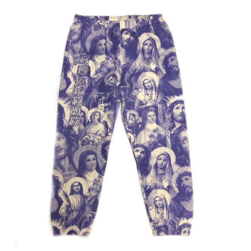 Supreme Jesus and Mary Sweatpant Purple M 18AW ...