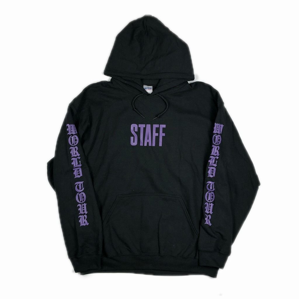 GR8限定 Justin Bieber Purpose STAFF パーカー L GR8限定 Justin Bieber Purpose STAFF パーカー L GR8限定