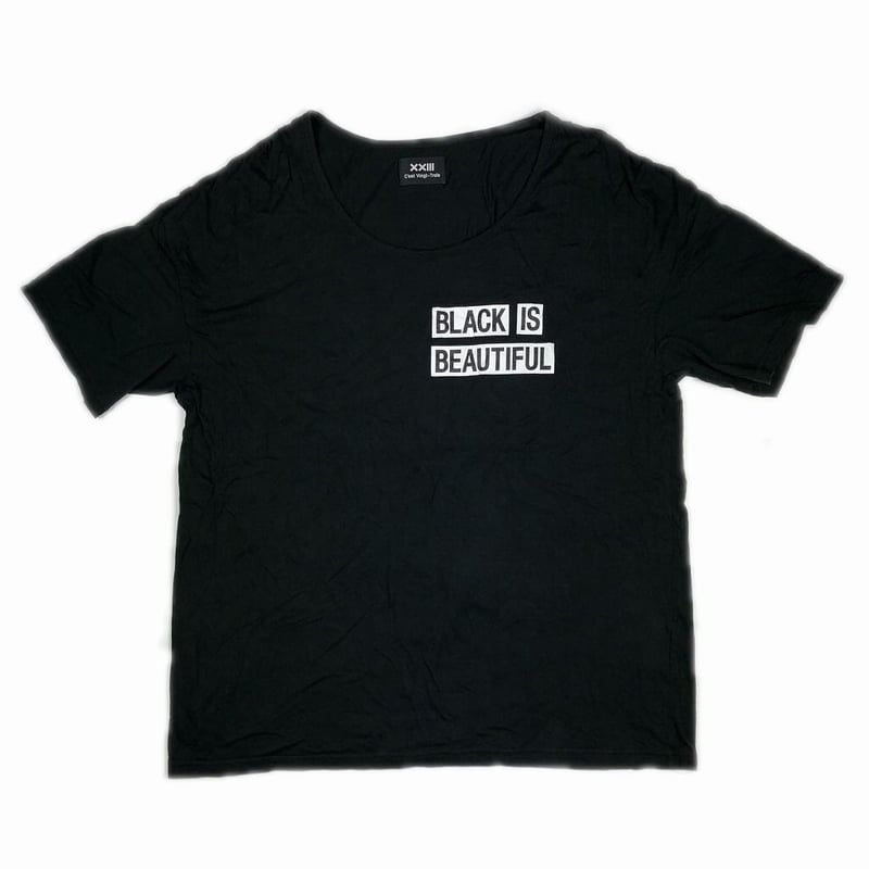 XXIII セバントゥア BLACK IS BEAUTIFUL プリントTシャツ - Tシャツ 