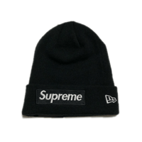 Supreme ビッグロゴ　ビーニー　black Supreme x New Era ロゴ ビーニー | ブラック | FARFETCH JP