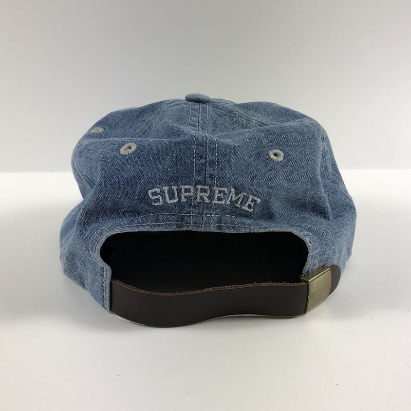 Supreme Washed Chambray S Logo 6-Panel Supreme Washed Chambray S
