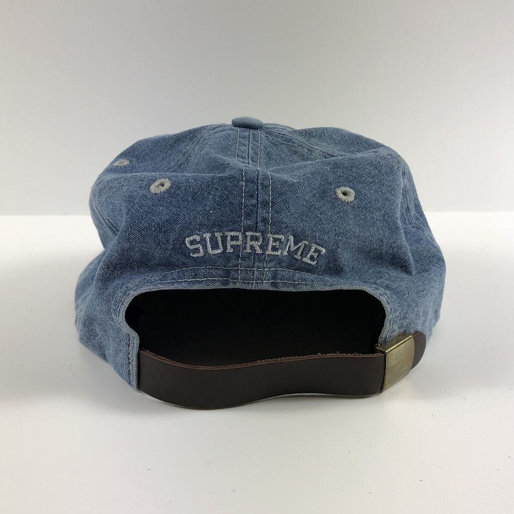 Supreme Washed Chambray S Logo 6-Panel Blue 18S