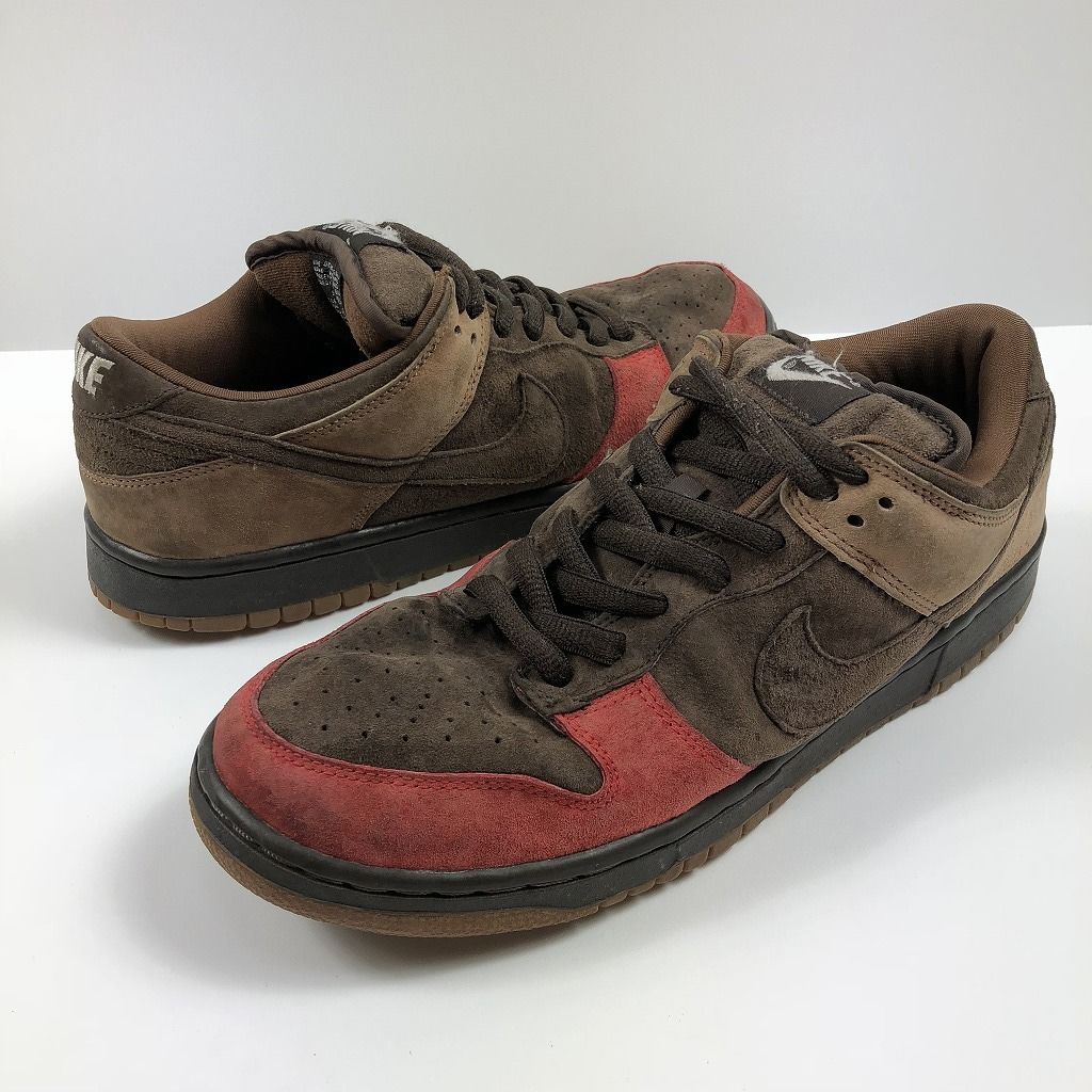 Nike スエード スニーカー ブラウン/レッド 通称つま赤　BISON Nike スエード スニーカー ブラウン/レッド 通称つま赤 BISON