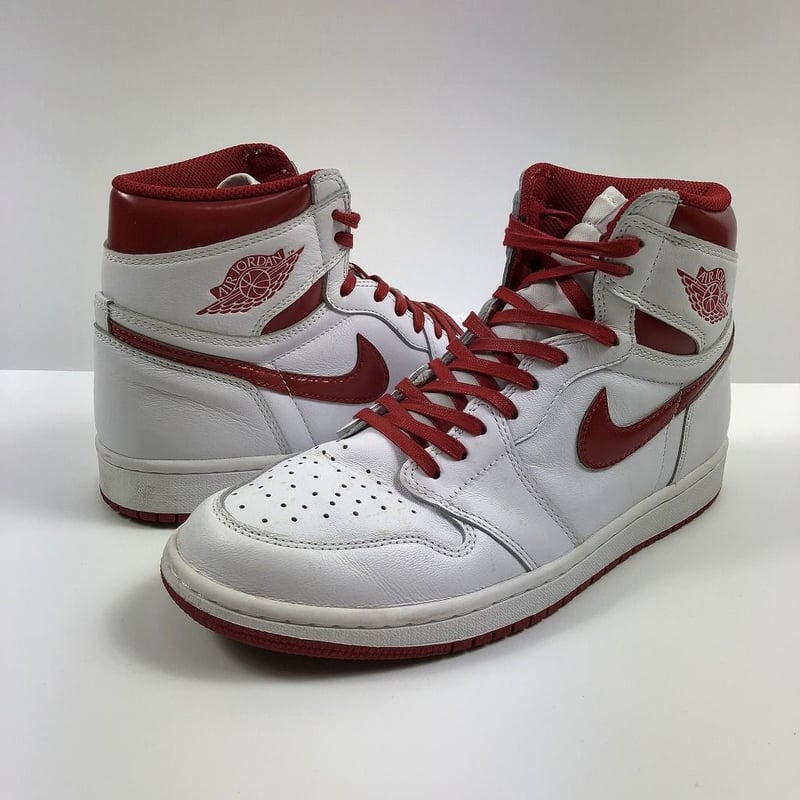 NIKE AIR JORDAN 1 RETRO HIGH OG METALLIC RED 27