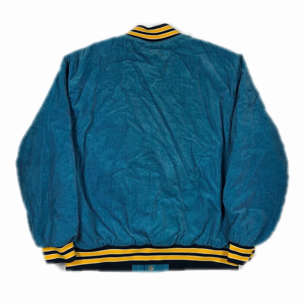 Supreme Old English Corduroy Varsity Jacket Blu