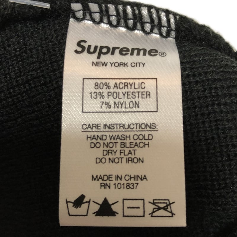Supreme Reflective BigLogo Beanie 黒 Buy Supreme 3M Reflective Big Logo Beanie 'Black' - FW18BN5