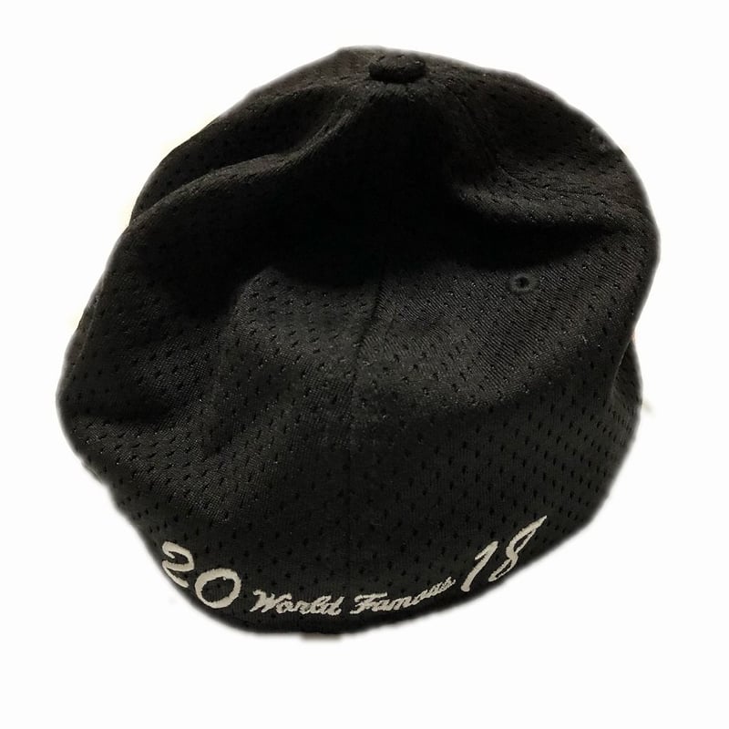 【超美品】Supreme NEWERA 黒　7 1/2 Supreme Mesh Box Logo New Era Black 7-1/2 18SS