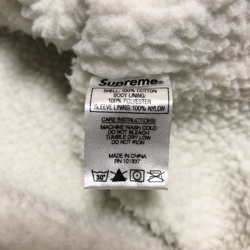 Supreme Sherpa Lined Denim Shirt Blue M 18AW 【新