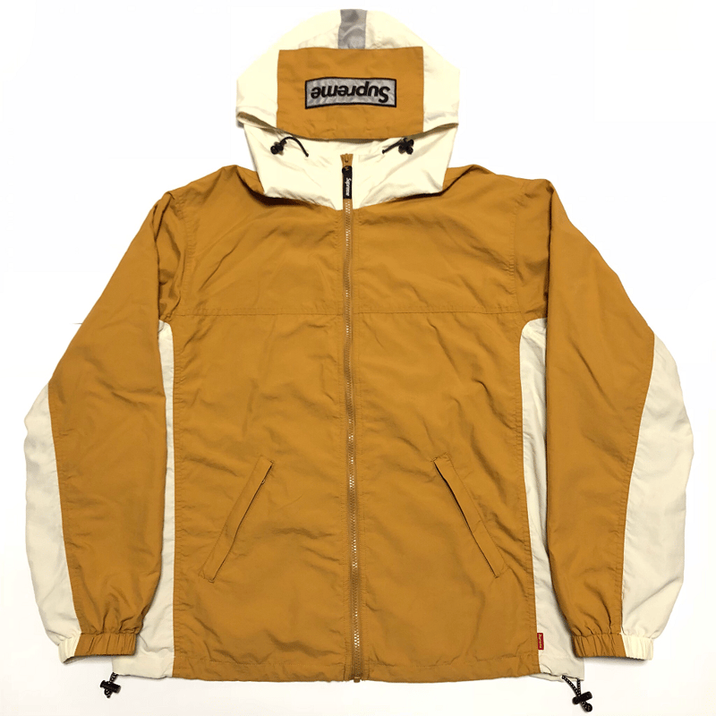 【M】Supreme zip up jacket ゴールド