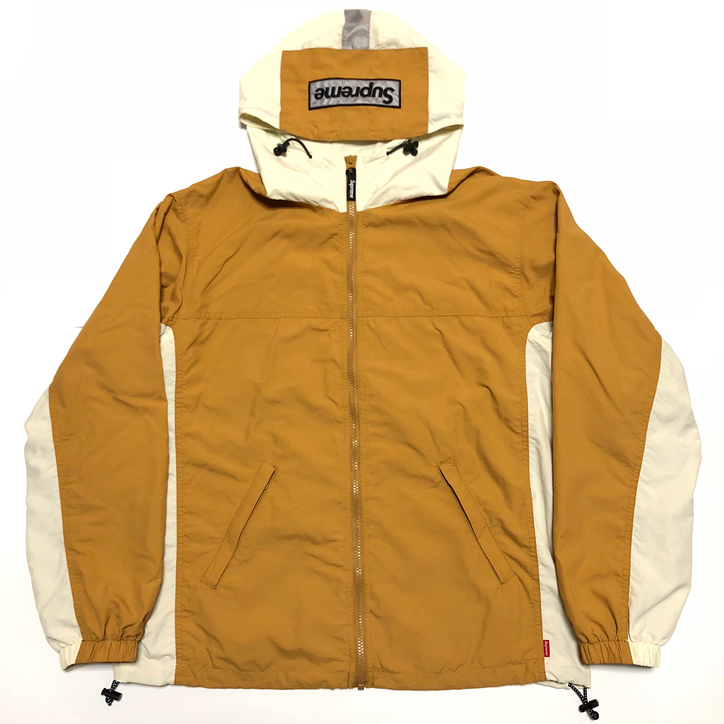 Supreme 2-Tone Zip Up Jacket Gold M 18AW 【中古】 |...