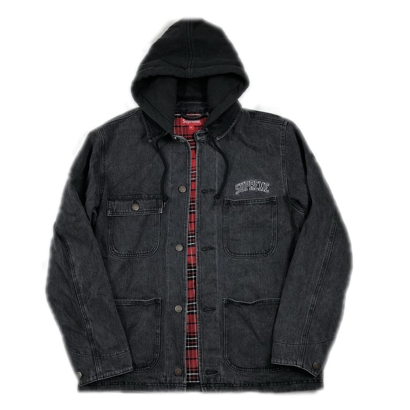 Supreme Hooded Chore Coat Black M 17AW G