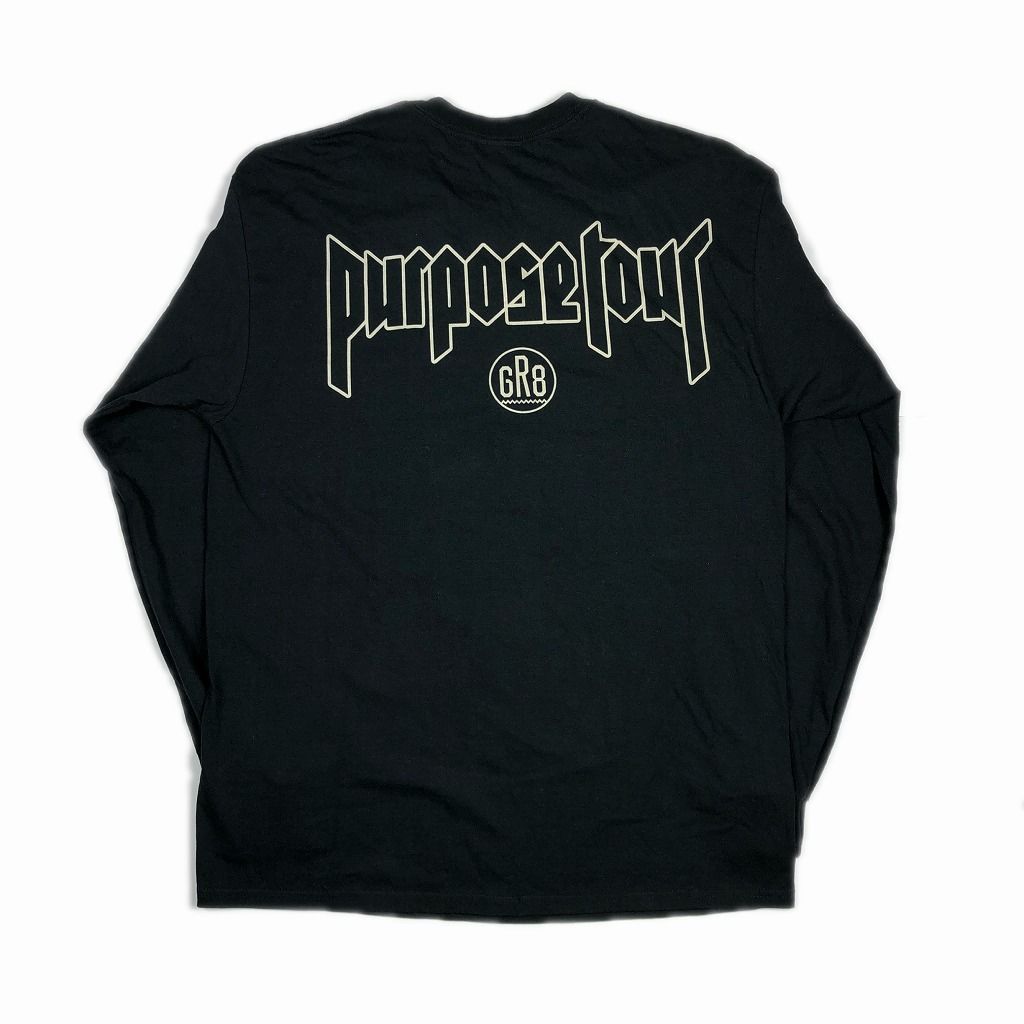 JUSTIN BIEBER PURPOSE TOUR GR8 EXCLUSIVE L/S TE