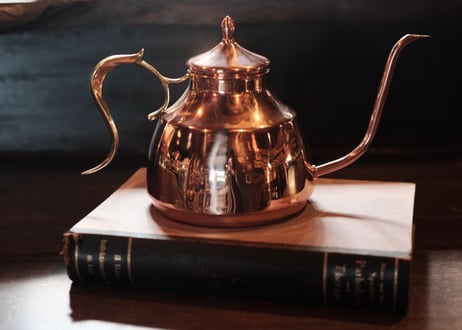 sonodacoffeeロゴ入り銅製ドリップポット<copper drip pot>