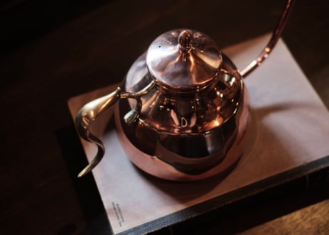 sonodacoffeeロゴ入り銅製ドリップポット<copper drip pot>