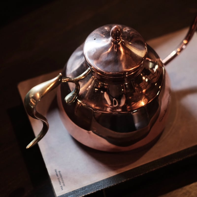 新品 銅製 ドリップポット sonodacoffeeロゴ入り銅製ドリップポット<copper drip pot> | so