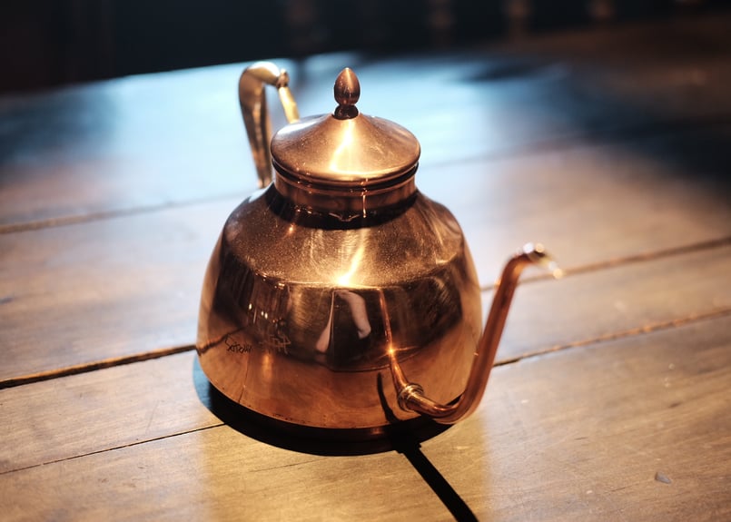 sonodacoffeeロゴ入り銅製ドリップポット<copper drip pot> | so