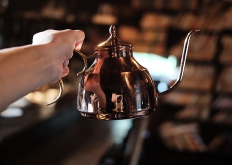 sonodacoffeeロゴ入り銅製ドリップポット<copper drip pot>