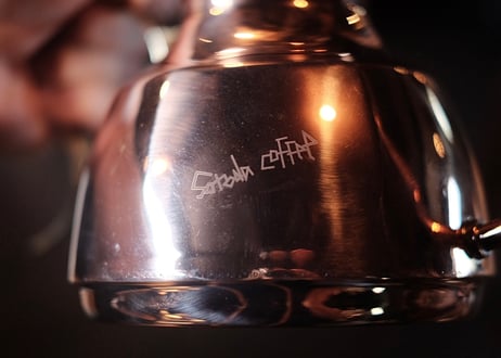 sonodacoffeeロゴ入り銅製ドリップポット<copper drip pot>