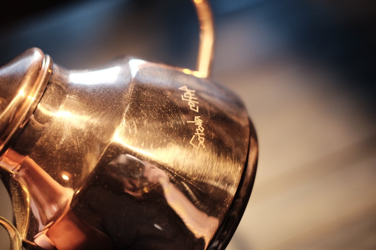 sonodacoffeeロゴ入り銅製ドリップポット<copper drip pot> | so