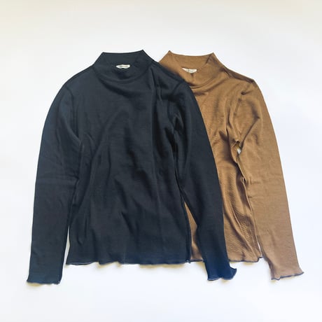 HIGH NECK LONG SLEEVE TEE"MAE"