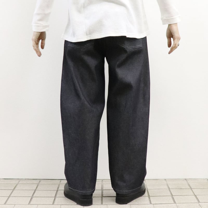 FIRMUM スーピマコットン ムラ糸 セルビッチ ワイドストレート FIRMUM スーピマコットン ムラ糸 セルビッチ ワイドストレート