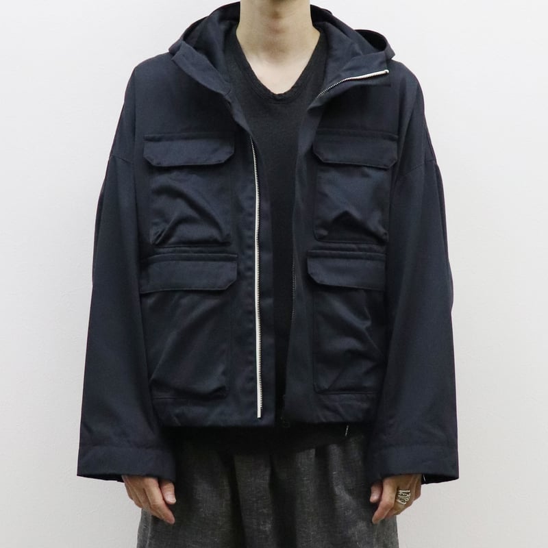 美品 FIRMUM ノーコントロールエアー フィルマム コットンポリエステルウエストポイントフードジャケット XS【2400013204576】 美品 FIRMUM ノーコントロールエアー フィルマム コットンポリエステル