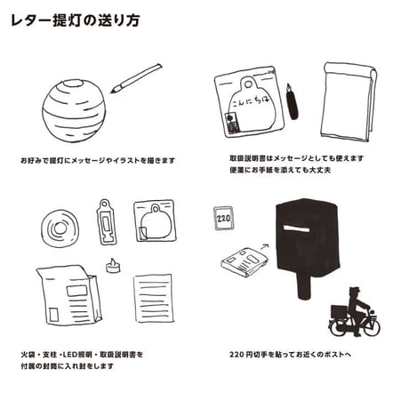 LETTER提灯