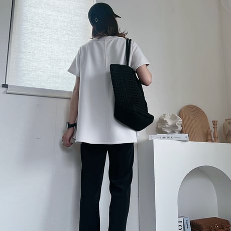 ソフトダンボール半袖プルオーバー