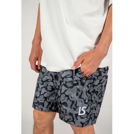 LUZeSOMBRA OAO CAMO PISTE SHORTS