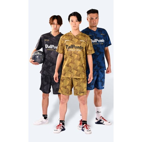 DALPONTE 総柄昇華プラシャツパンツセット