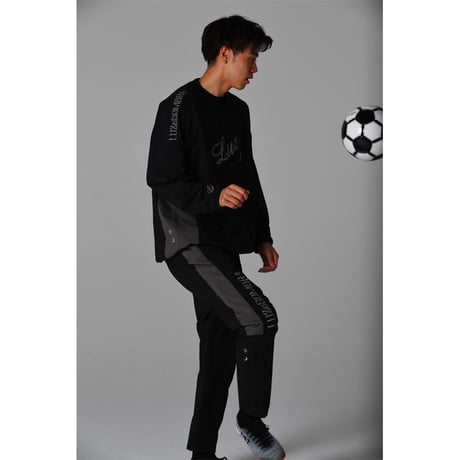 LUZeSOMBRA STRETCH TAFTA MESH PULLOVER TOP