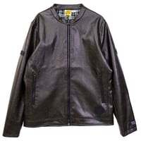 goleador 合成皮革スタンドZIP シングルライダースジャケット