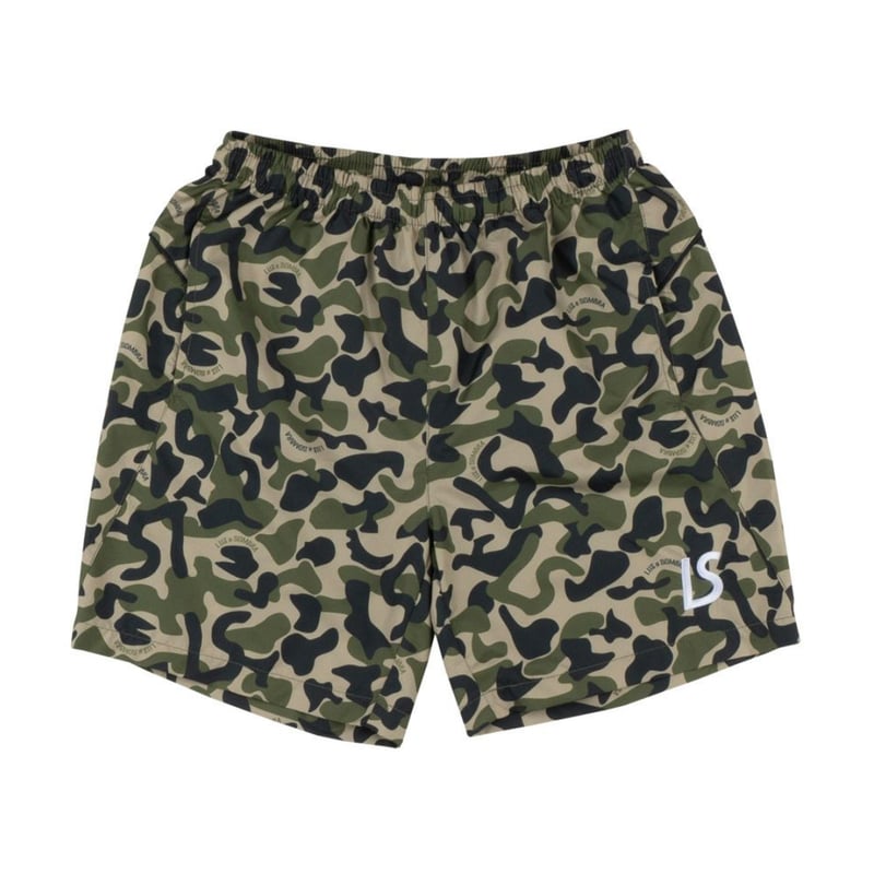 LUZeSOMBRA OAO CAMO PISTE SHORTS | FUTSAL SHOP