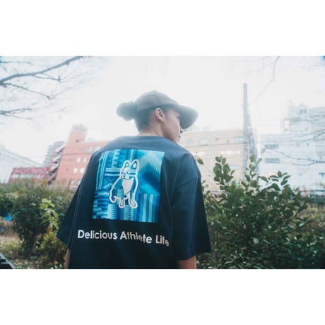 SOCCERJUNKY vintage batik ルーズシルエット半袖TEE