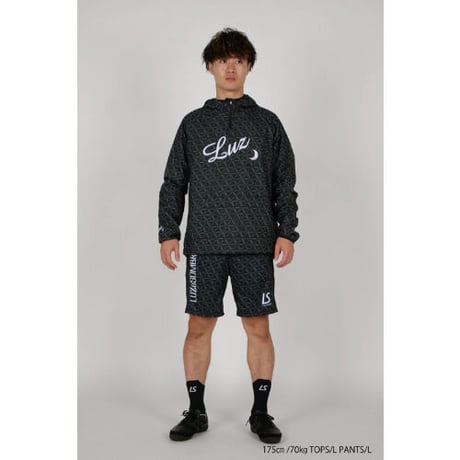 LUZeSOMBRA GEOMETRIC HALFZIP PISTE