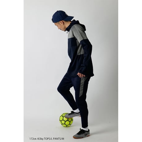 LUZeSOMBRA SINGLE FACE JERSEY HOODIE FULLZIP JACKET