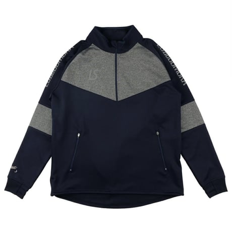 LUZeSOMBRA SINGLE FACE JERSEY HALFZIP TOP