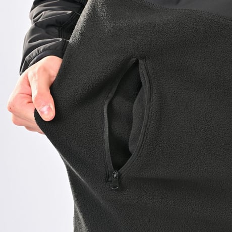 DALPONTE フリースジップカーディガン