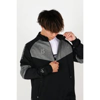 LUZeSOMBRA SINGLE FACE JERSEY HALFZIP TOP