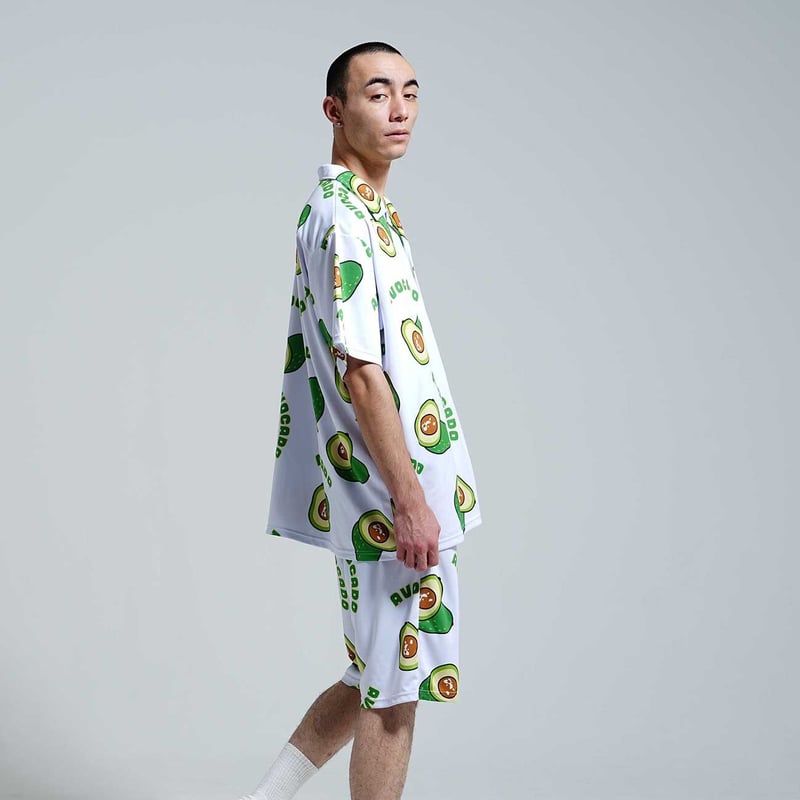 SOCCERJUNKY AVOCADO犬+4 オープンカラーシャツパンツセット